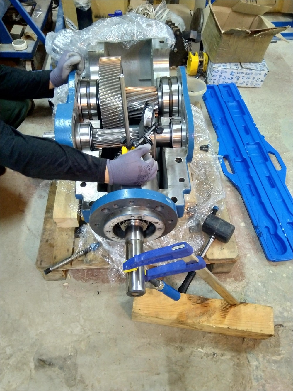 Промышленный редуктор с разъемным корпусом Benzlers Промышленный редуктор с разъемным корпусом Benzlers